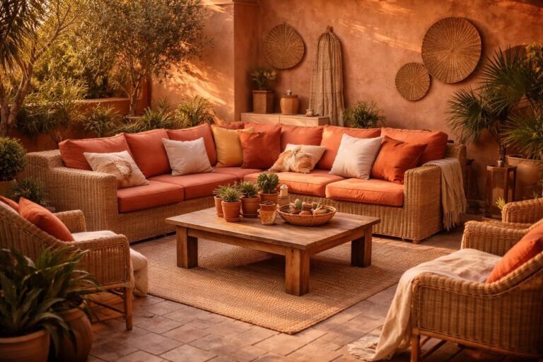 découvrez comment composer un salon d’été chaleureux et tendance avec une palette terracotta, pour un espace convivial et plein de charme.