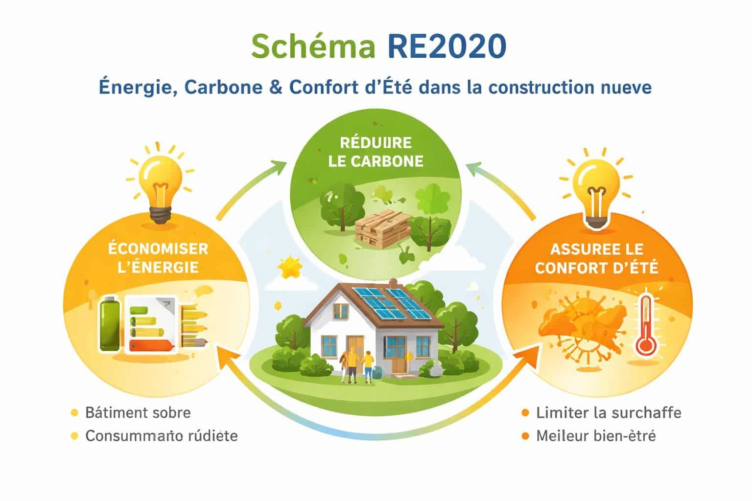d&eacute;couvrez tout ce qu'il faut savoir sur la re2020 pour la construction neuve : enjeux, exigences et avantages pour un b&acirc;timent plus &eacute;cologique et performant.