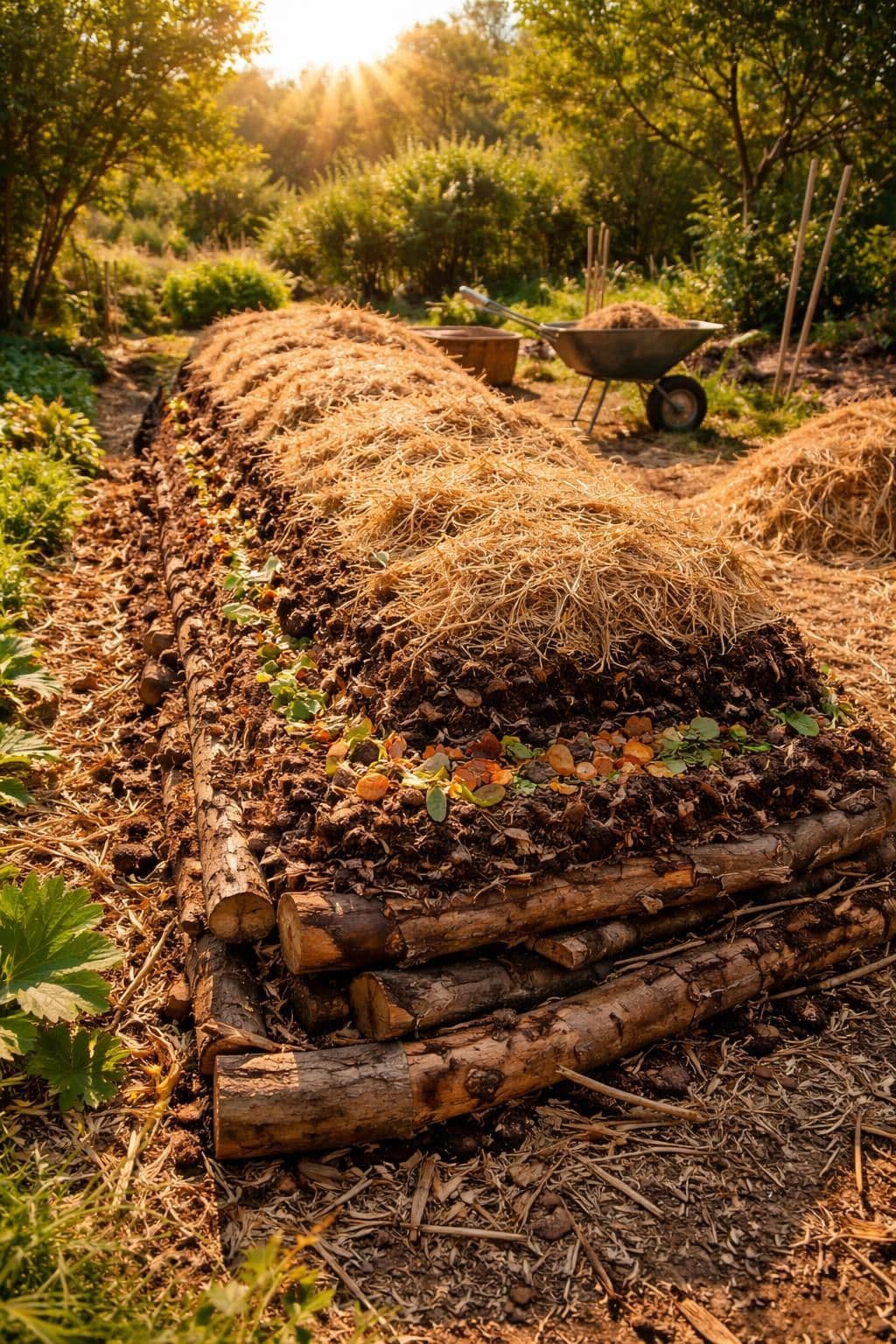 apprenez à créer des buttes de permaculture pour améliorer la biodiversité, optimiser la gestion de l'eau et enrichir votre sol naturellement.