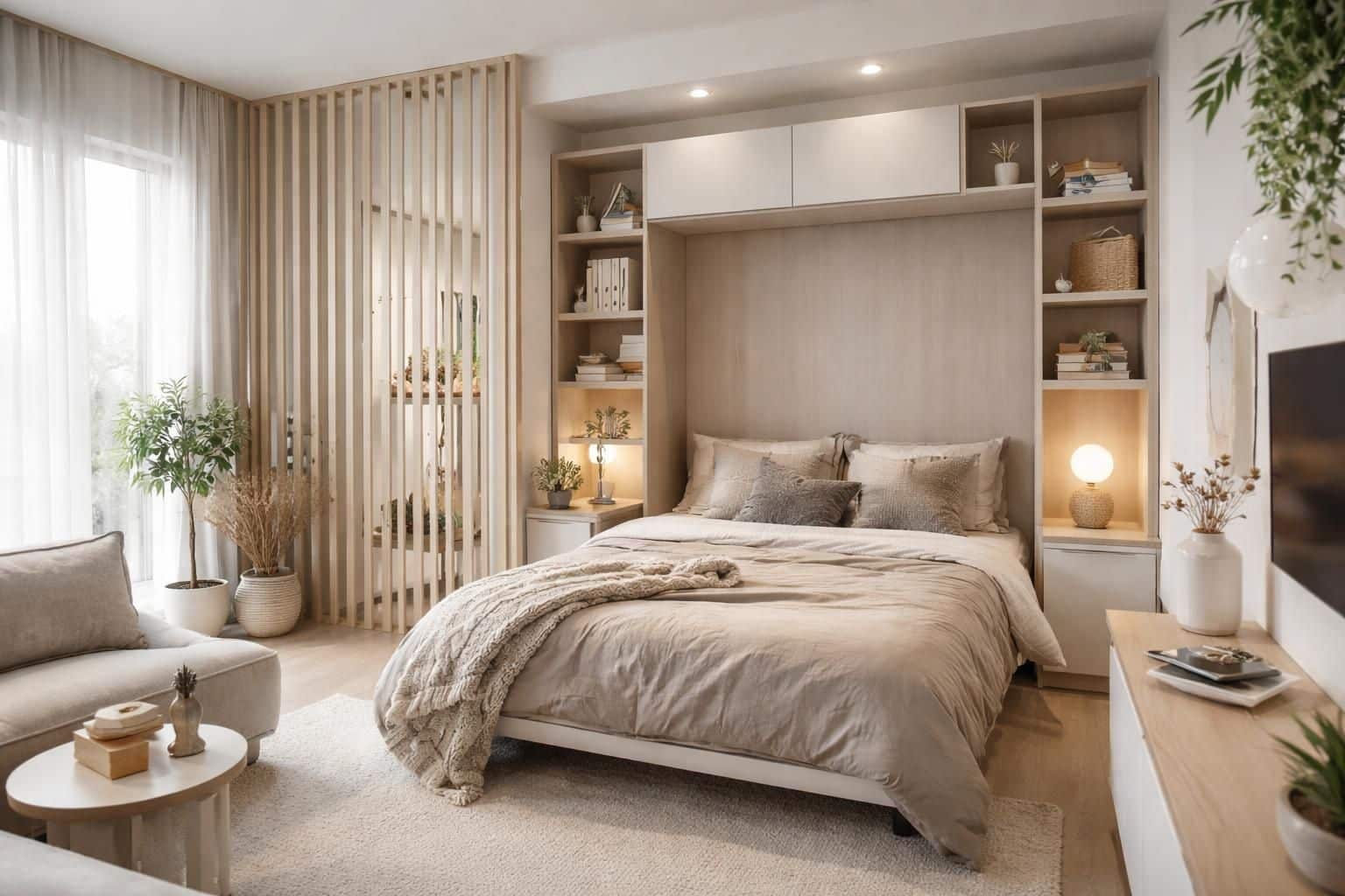 découvrez comment aménager un coin nuit confortable et fonctionnel dans un salon d’étudiant, optimisant l’espace pour allier repos et vie étudiante.