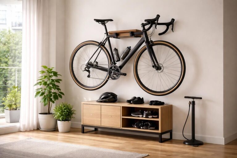 découvrez comment aménager un coin vélo pratique et esthétique dans votre appartement pour gagner de l'espace tout en protégeant votre vélo.