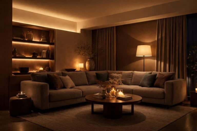 découvrez comment créer une ambiance nocturne chaleureuse et apaisante grâce à l'éclairage indirect, pour une atmosphère douce et relaxante chez vous.