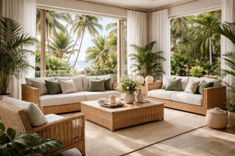 découvrez comment créer une ambiance tropicale chic chez vous avec des astuces déco élégantes et des éléments naturels pour un intérieur exotique et raffiné.