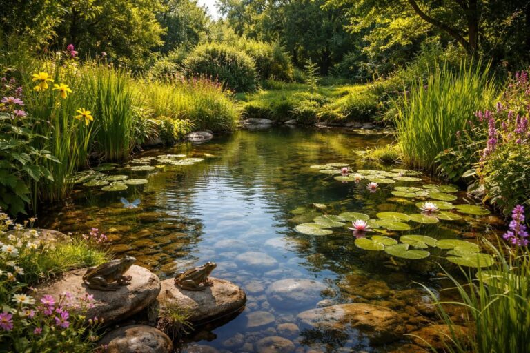 apprenez à créer une mare naturelle dans votre jardin pour favoriser la biodiversité et embellir votre espace extérieur de manière écologique.