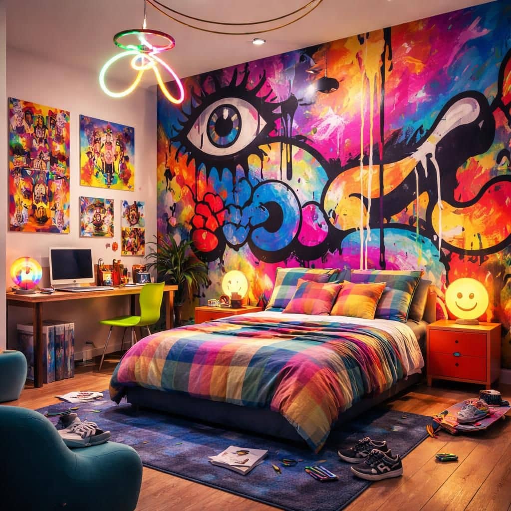 découvrez nos idées créatives pour décorer une chambre d'ado style arty, alliant couleurs vives, œuvres d'art et accessoires tendance pour un espace unique et inspirant.