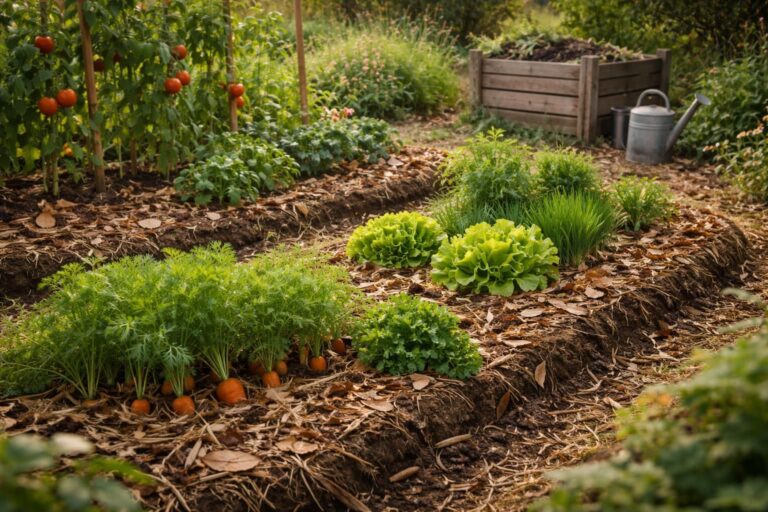 découvrez comment créer un potager sans retourner la terre pour préserver la vie du sol et faciliter la culture de vos légumes.
