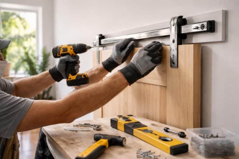 découvrez comment installer facilement un rail pour porte coulissante suspendue et apportez une touche moderne et pratique à votre intérieur.