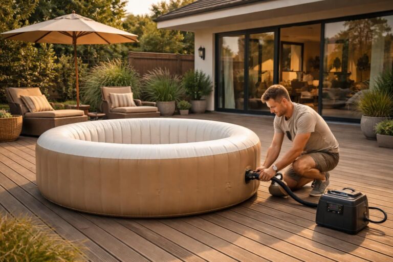 découvrez comment installer facilement un spa gonflable sur votre terrasse pour profiter d'un moment de détente confortable en plein air.