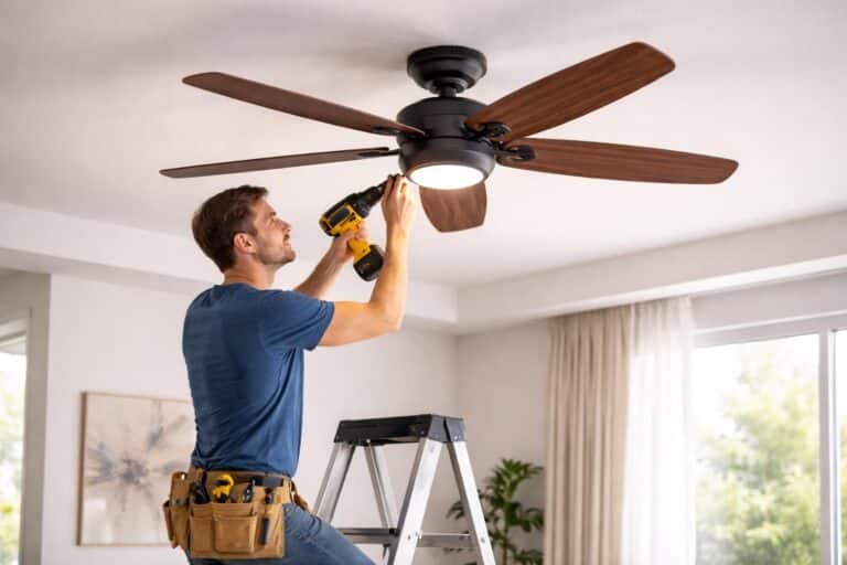 apprenez à installer un ventilateur de plafond réversible facilement grâce à notre guide étape par étape. améliorez le confort de votre intérieur en toute saison.