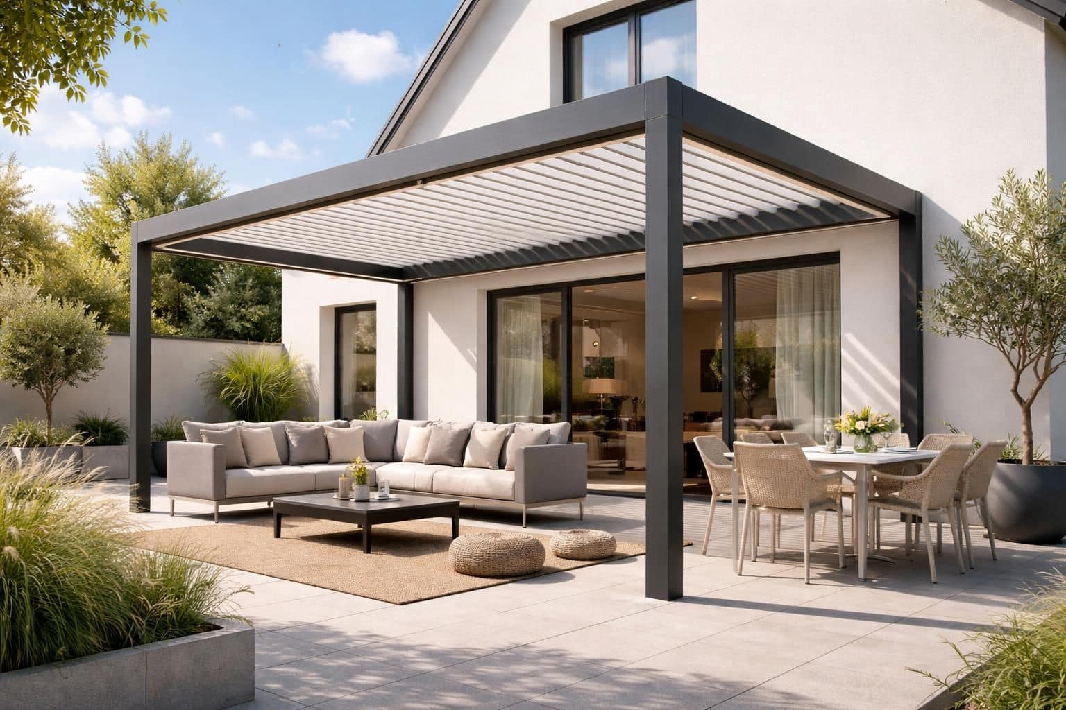 d&eacute;couvrez comment installer une pergola adoss&eacute;e en fa&ccedil;ade pour embellir et prot&eacute;ger votre espace ext&eacute;rieur avec style et simplicit&eacute;.