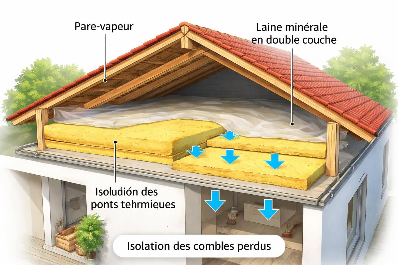 d&eacute;couvrez les interventions prioritaires pour am&eacute;liorer l'isolation de votre maison mal isol&eacute;e et optimiser votre confort thermique tout en r&eacute;duisant vos factures d'&eacute;nergie.