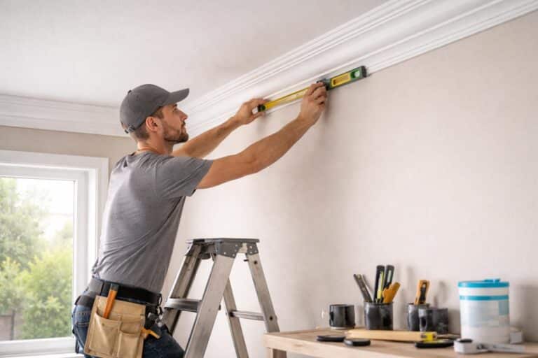 apprenez à poser des corniches en polyuréthane au plafond facilement et rapidement grâce à notre guide étape par étape. embellissez votre intérieur avec élégance et modernité.