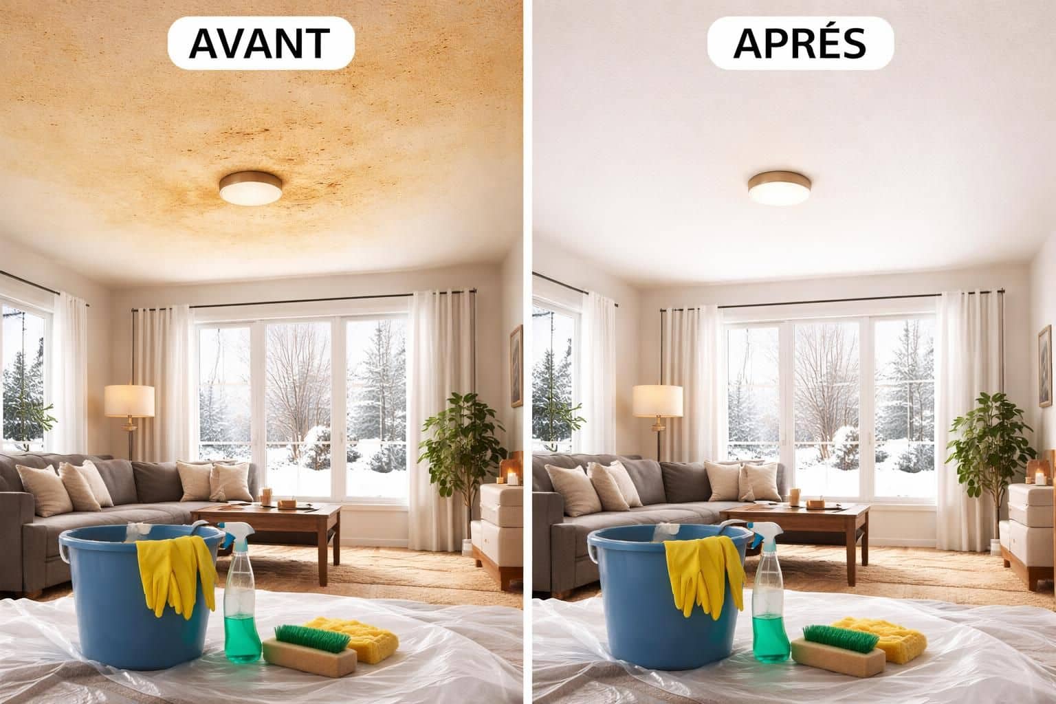 d&eacute;couvrez comment r&eacute;nover efficacement un plafond jauni par le tabac et redonnez-lui une apparence propre et lumineuse gr&acirc;ce &agrave; nos conseils pratiques.