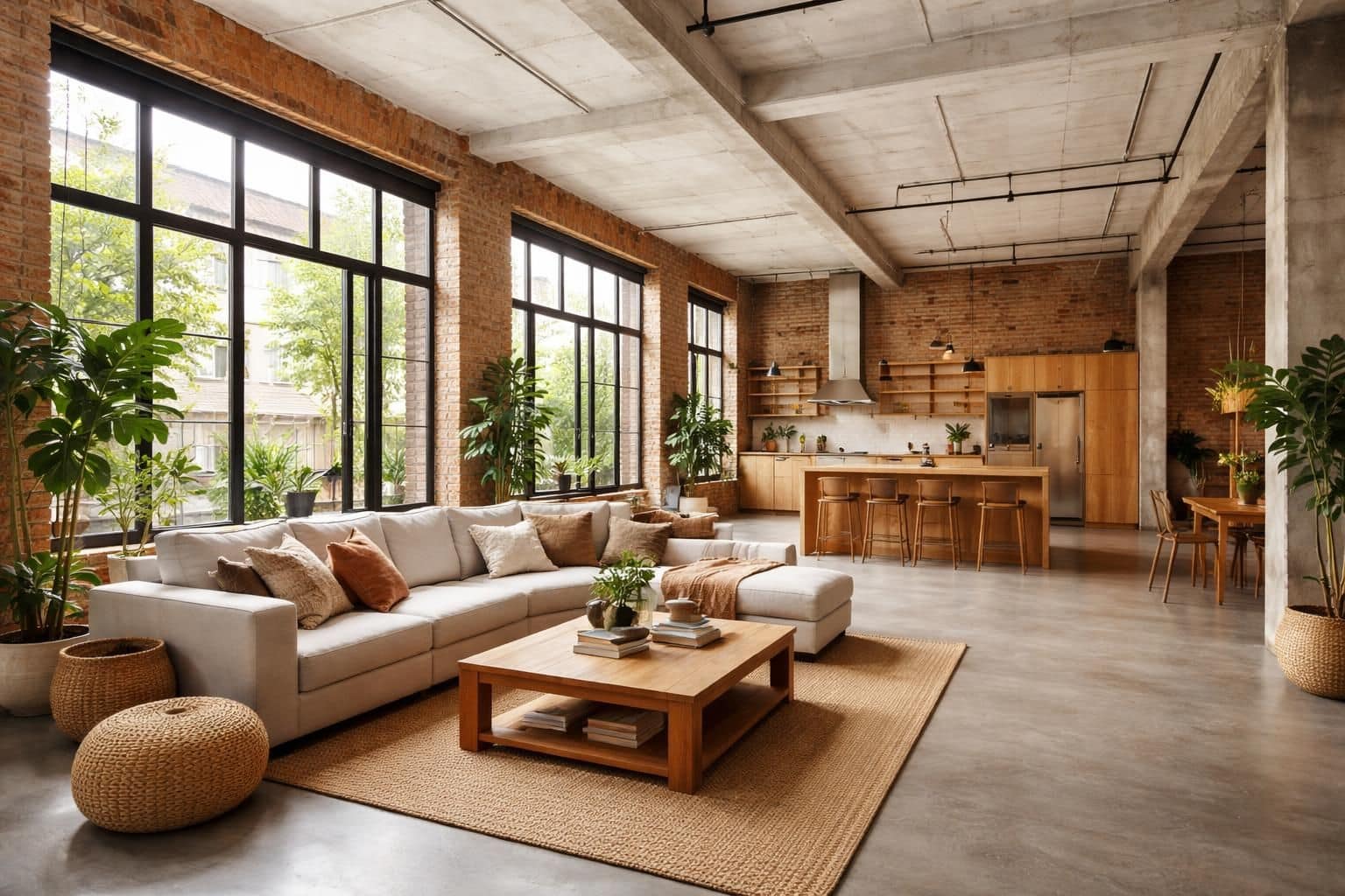 d&eacute;couvrez comment transformer un plateau brut en un loft familial chaleureux et fonctionnel, alliant espace ouvert et confort pour toute la famille.