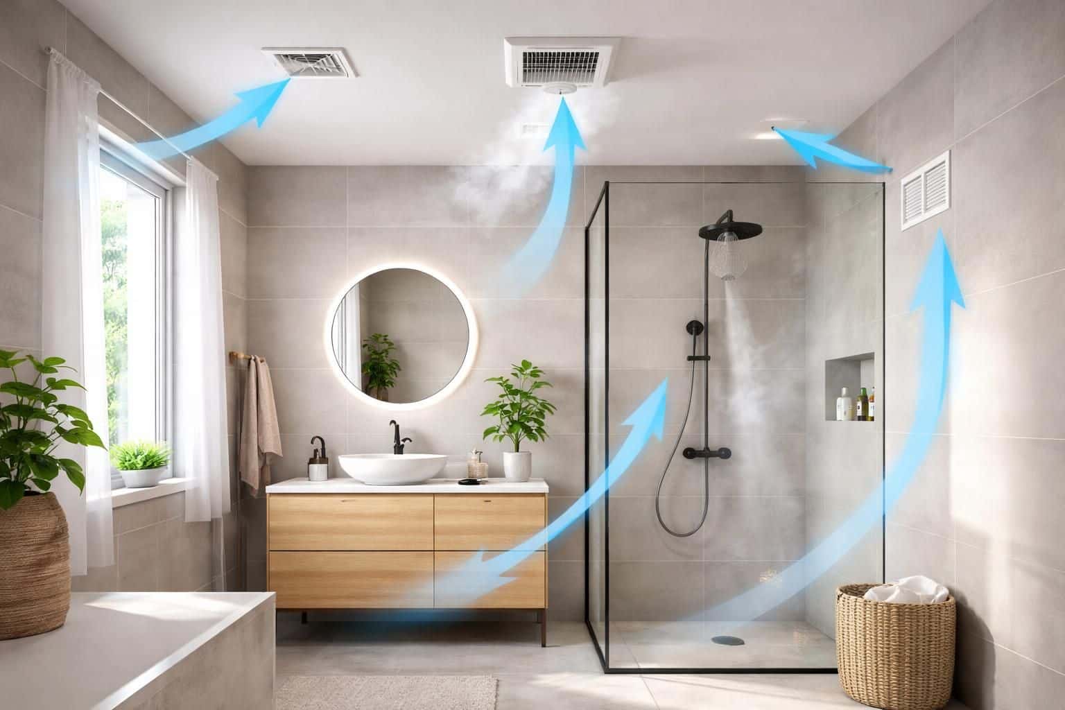 d&eacute;couvrez comment adapter efficacement la ventilation aux pi&egrave;ces humides pour am&eacute;liorer la qualit&eacute; de l'air et pr&eacute;venir les probl&egrave;mes d'humidit&eacute;.