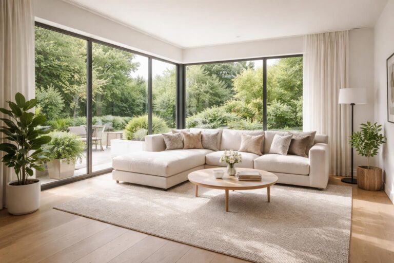 découvrez comment aménager un salon avec une baie en angle pour optimiser la lumière, l'espace et créer un intérieur moderne et convivial.