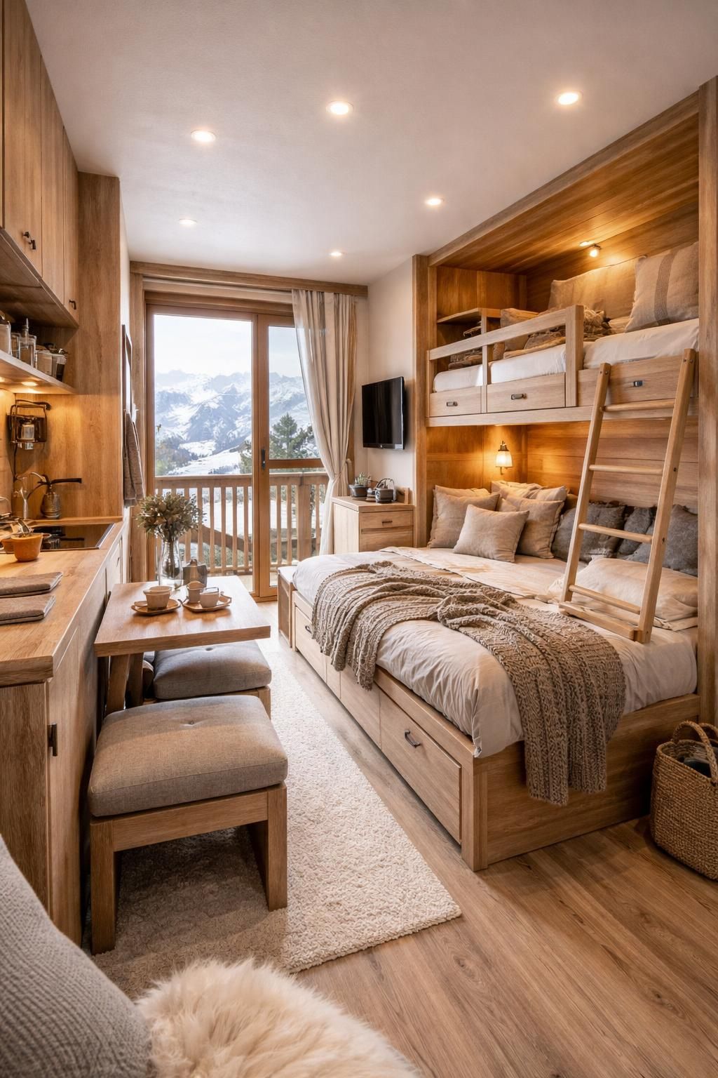 d&eacute;couvrez nos conseils pratiques pour am&eacute;nager un studio cabine en montagne, optimisez l'espace et cr&eacute;ez un int&eacute;rieur cosy et fonctionnel adapt&eacute; &agrave; la vie en altitude.