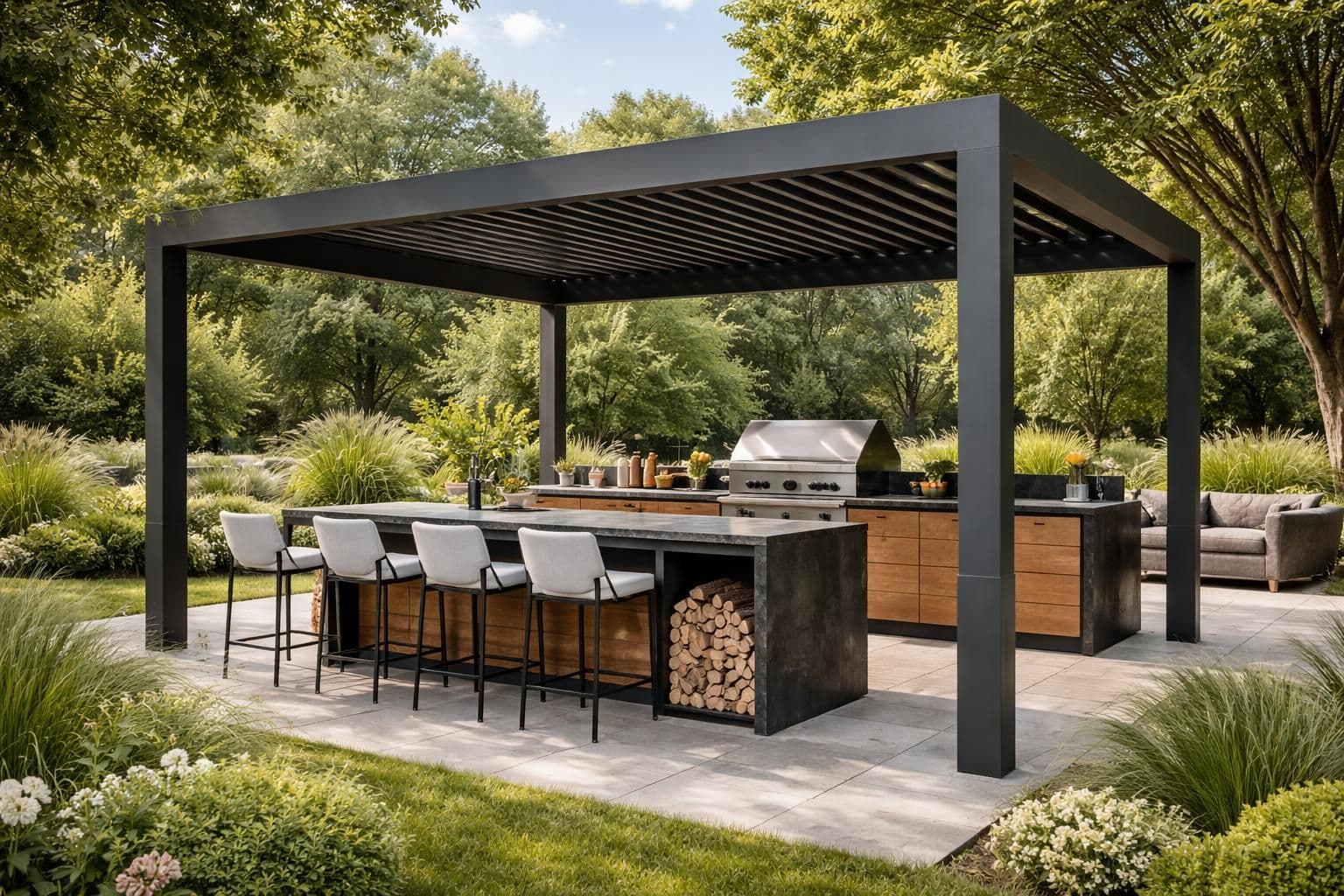 d&eacute;couvrez comment am&eacute;nager une cuisine ext&eacute;rieure pratique et esth&eacute;tique pour profiter pleinement de vos repas en plein air.