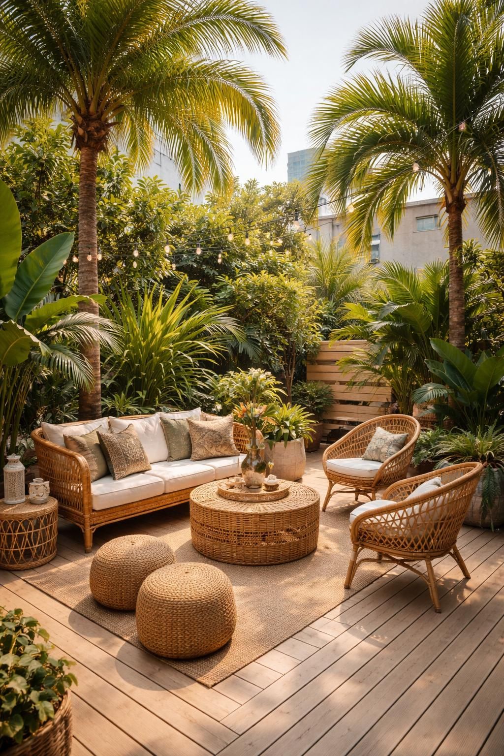 d&eacute;couvrez comment am&eacute;nager une terrasse tropicale en ville gr&acirc;ce &agrave; nos conseils pratiques pour cr&eacute;er un espace exotique et relaxant chez vous, m&ecirc;me en milieu urbain.