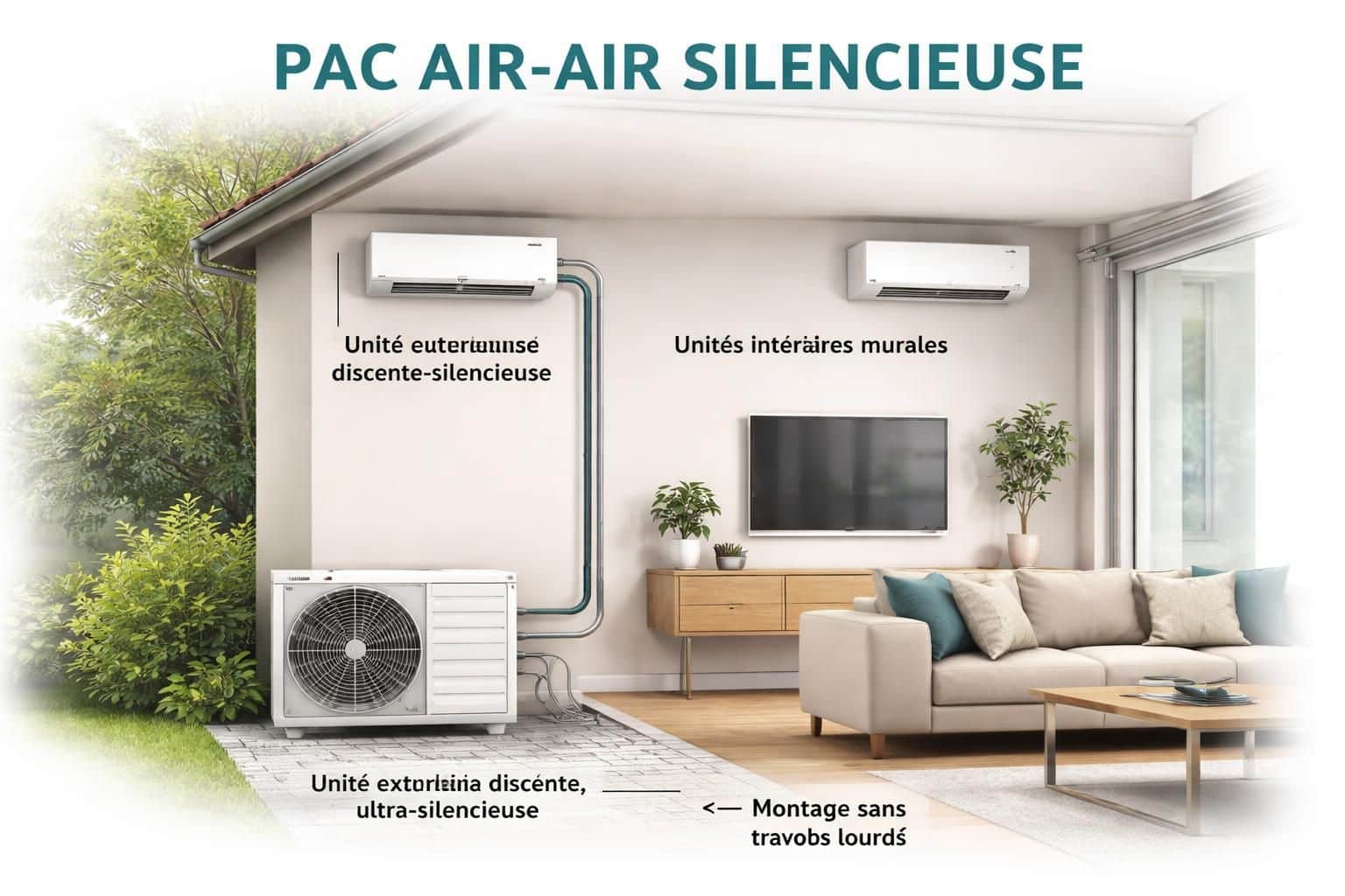 d&eacute;couvrez comment choisir une pompe &agrave; chaleur air/air silencieuse pour un confort optimal et un int&eacute;rieur paisible. guide complet des crit&egrave;res essentiels &agrave; consid&eacute;rer.