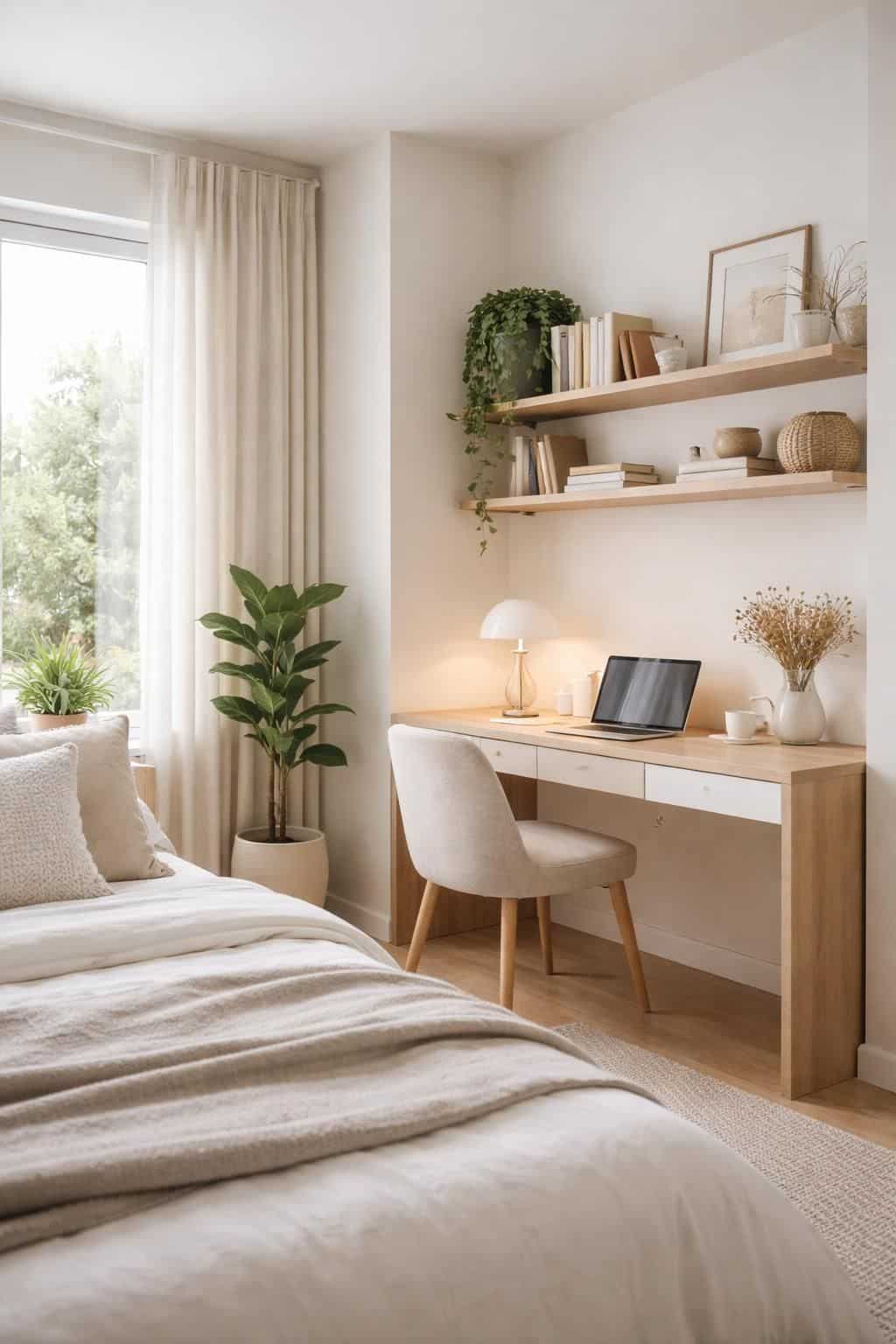 d&eacute;couvrez comment cloisonner un bureau dans une chambre parentale pour optimiser l'espace et cr&eacute;er un coin travail fonctionnel et intime.