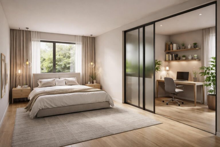découvrez comment cloisonner un bureau dans une chambre parentale pour optimiser l'espace tout en préservant l'intimité et le confort de votre pièce.