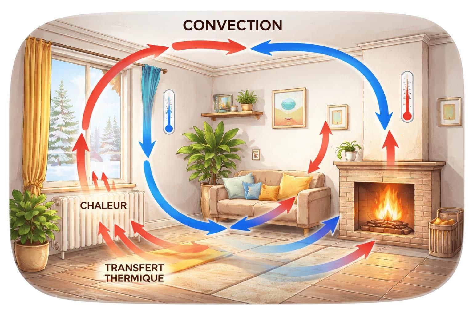 d&eacute;couvrez les diff&eacute;rences entre l'inertie et la convection, deux notions cl&eacute;s en physique qui expliquent des ph&eacute;nom&egrave;nes thermiques essentiels.
