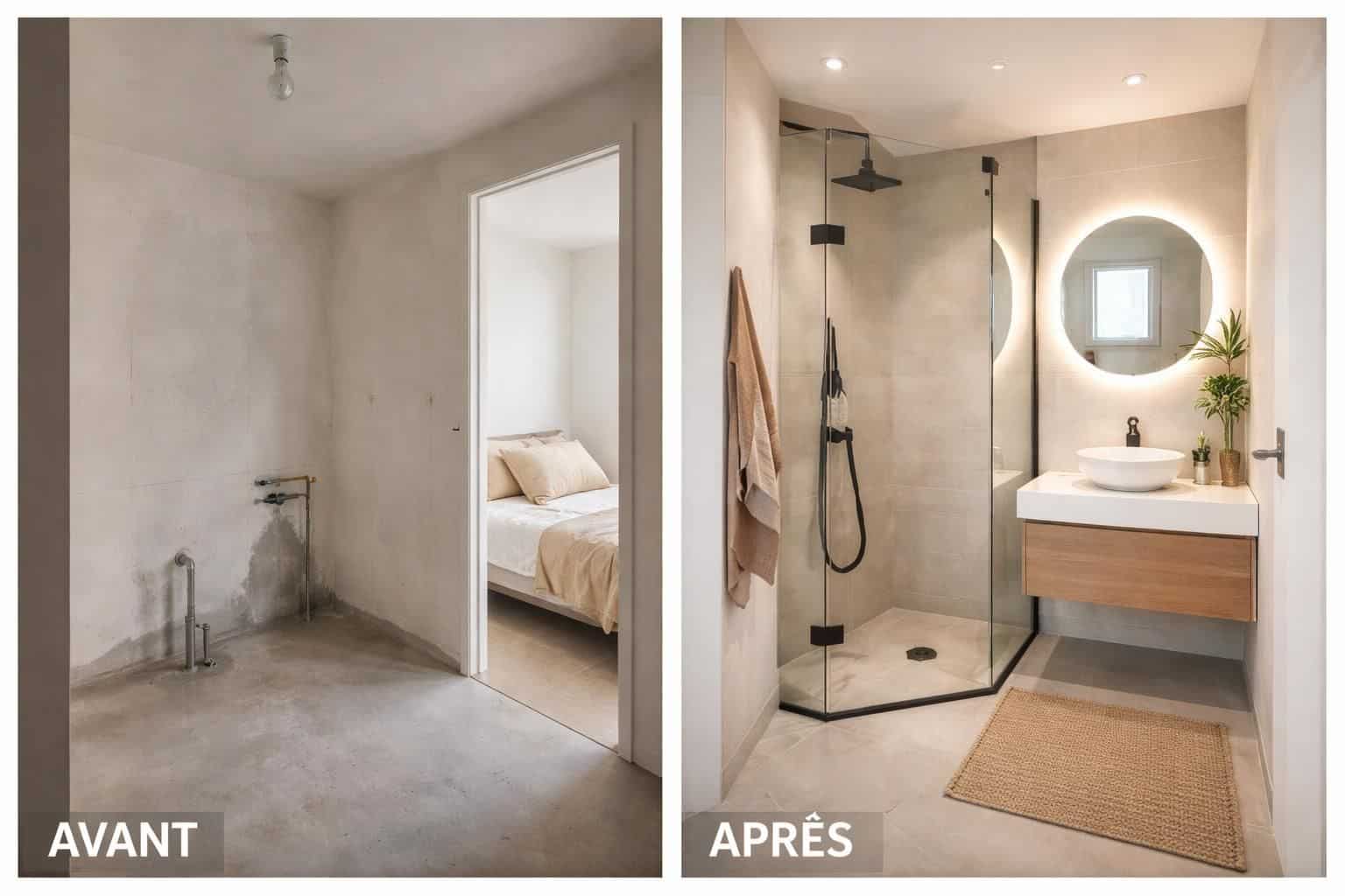 d&eacute;couvrez comment cr&eacute;er une salle d&rsquo;eau attenante &agrave; votre chambre pour plus de confort et de praticit&eacute;, avec des conseils d&rsquo;am&eacute;nagement et des id&eacute;es d&eacute;co adapt&eacute;es.