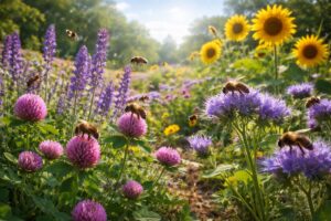 apprenez à cultiver des plantes mellifères pour attirer et nourrir les abeilles, essentielles à la biodiversité et à la pollinisation de vos jardins.