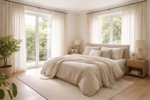 apprenez à décorer une chambre avec des rideaux en lin lavé pour une ambiance naturelle, élégante et lumineuse. conseils et astuces déco pour un intérieur chaleureux.