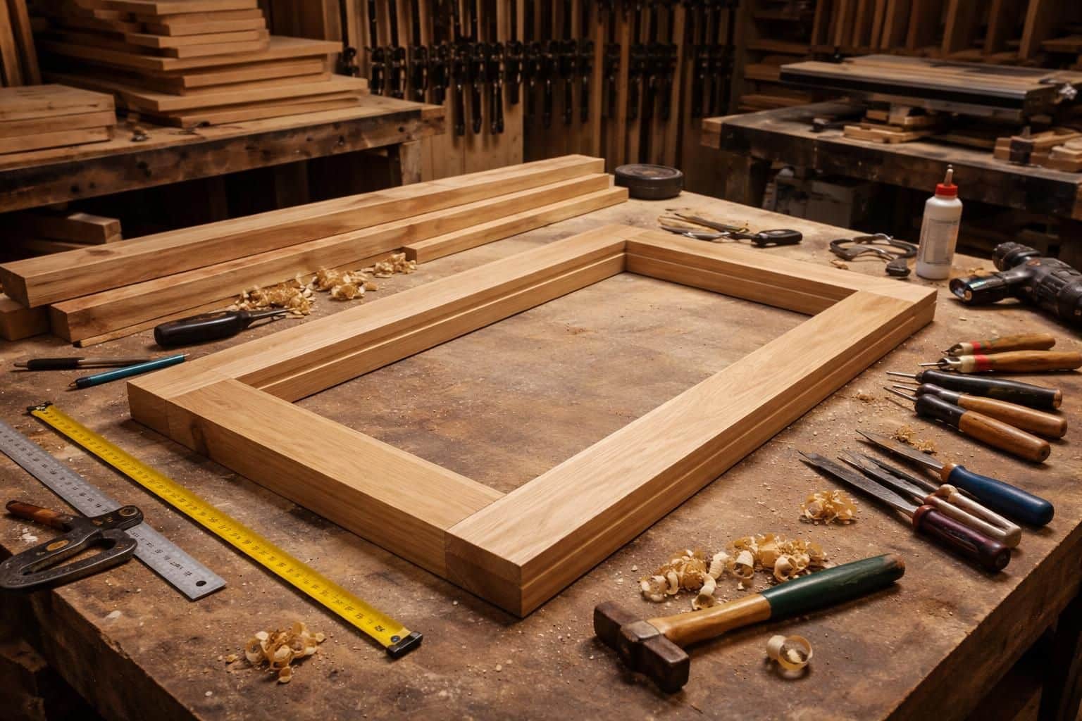 apprenez &agrave; fabriquer un cadre de porte sur mesure facilement gr&acirc;ce &agrave; notre guide &eacute;tape par &eacute;tape, adapt&eacute; &agrave; tous les niveaux de bricolage.