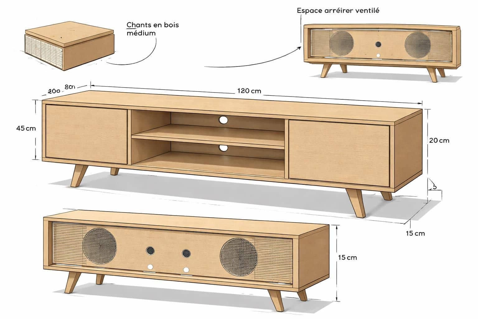 découvrez comment fabriquer un meuble tv en médium facilement avec notre guide étape par étape, pour un meuble sur mesure et économique.