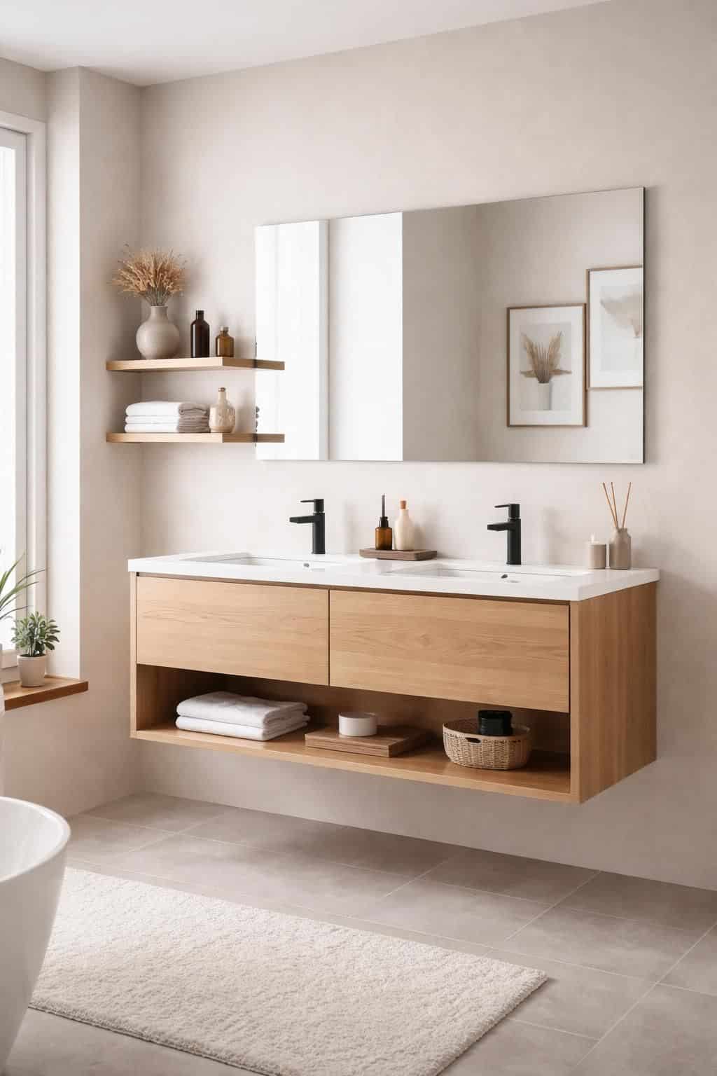 d&eacute;couvrez comment fabriquer un meuble de salle de bain suspendu &eacute;l&eacute;gant et pratique gr&acirc;ce &agrave; notre guide &eacute;tape par &eacute;tape, pour optimiser l'espace et moderniser votre salle d'eau.