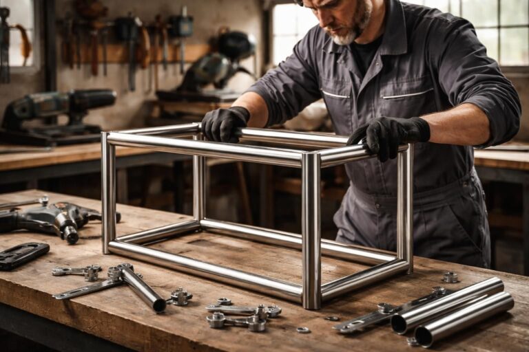 découvrez comment fabriquer un meuble en tubes d'acier robuste et design grâce à notre guide étape par étape, idéal pour les amateurs de bricolage et les passionnés de décoration industrielle.