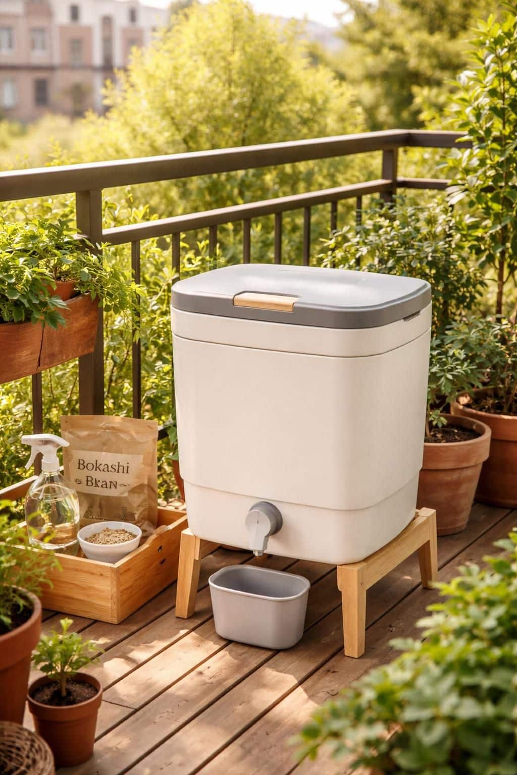 apprenez à faire un compost bokashi sur votre balcon facilement et sans odeurs, pour recycler vos déchets organiques en engrais naturel et écologique.