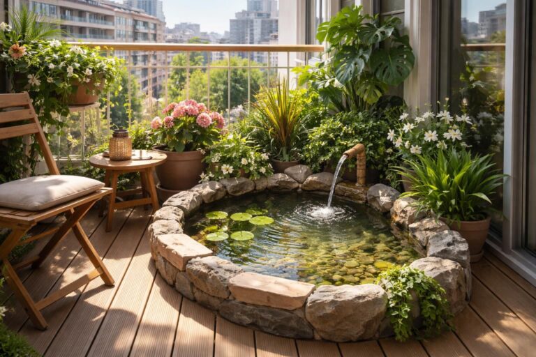 découvrez comment installer un bassin miniature sur votre balcon pour créer un espace zen et naturel, facile à entretenir et adapté aux petits espaces.