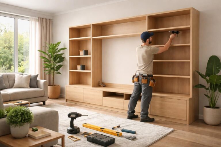 découvrez comment installer un meuble tv sur mesure facilement et rapidement pour optimiser votre espace et sublimer votre intérieur.