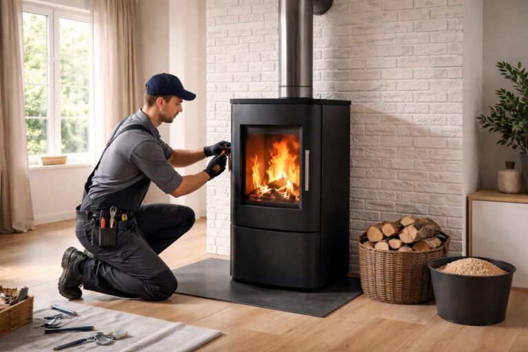 apprenez à installer un poêle mixte bois/granulés pour profiter d'un chauffage efficace, économique et écologique dans votre maison.