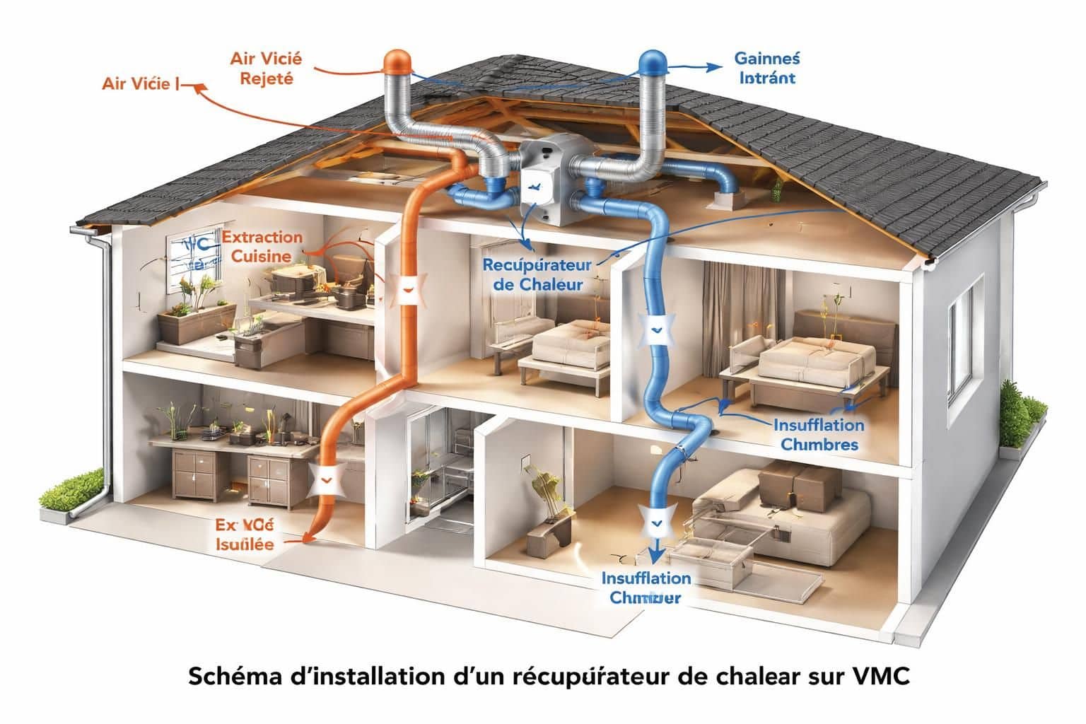 d&eacute;couvrez comment installer un r&eacute;cup&eacute;rateur de chaleur sur votre vmc pour am&eacute;liorer l'efficacit&eacute; &eacute;nerg&eacute;tique de votre ventilation et r&eacute;duire vos factures de chauffage.