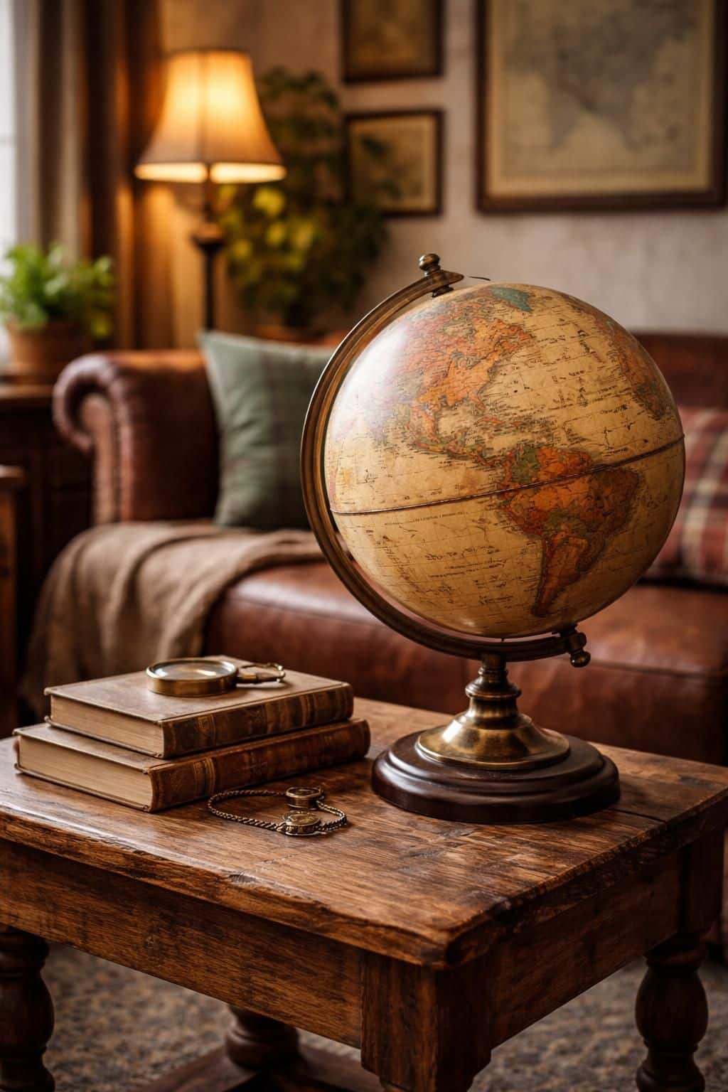 découvrez comment intégrer un globe terrestre vintage dans votre salon pour ajouter une touche d'élégance et de charme rétro à votre décoration intérieure.