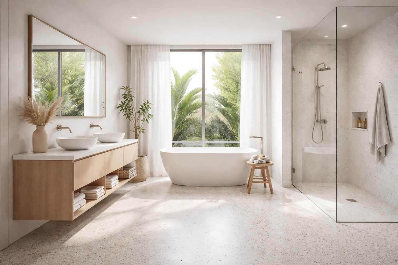 découvrez comment intégrer un sol terrazzo dans votre salle de bain pour allier élégance et durabilité. conseils et inspirations pour un espace unique et contemporain.
