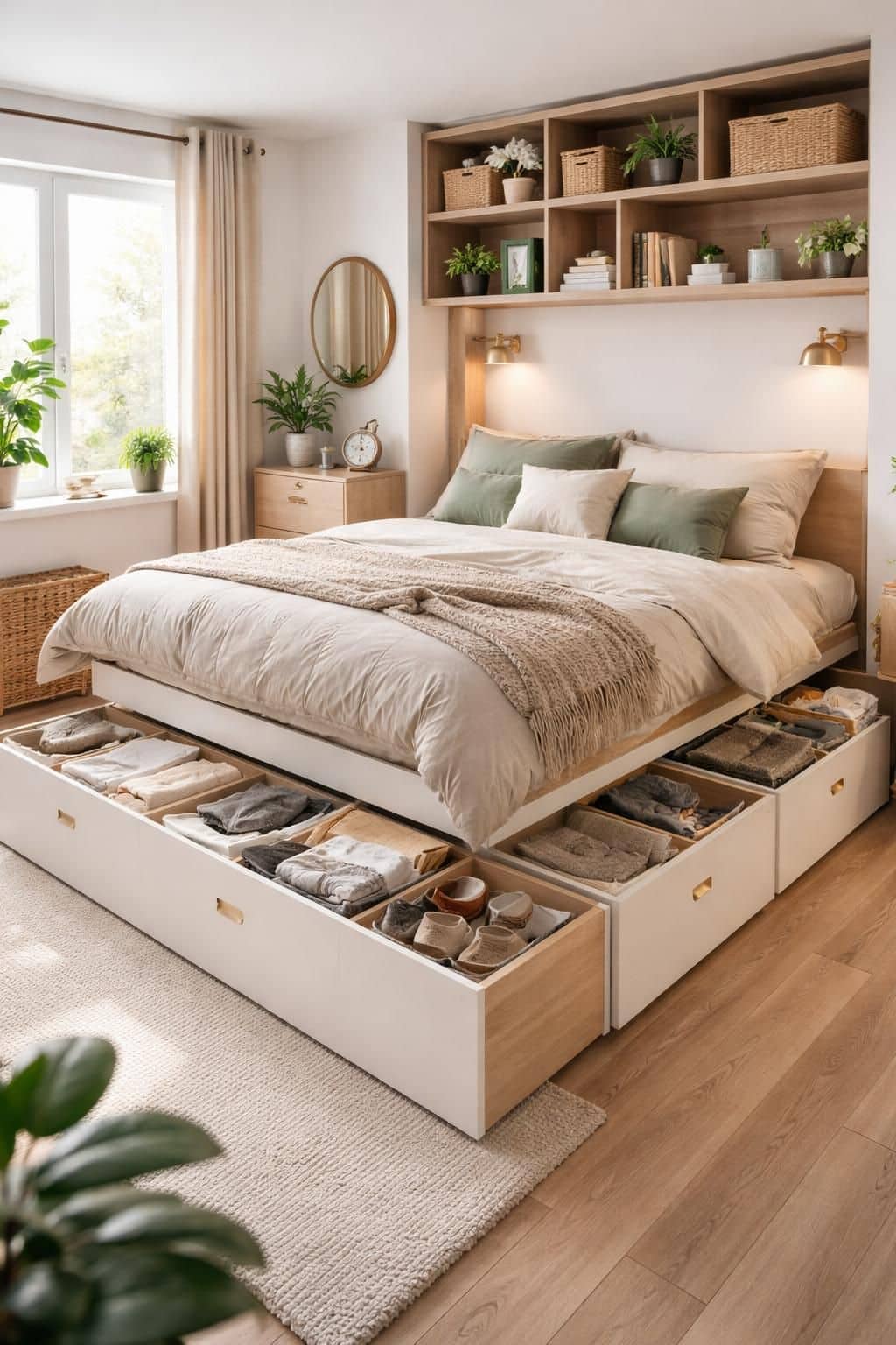 découvrez comment optimiser l'espace sous votre lit grâce à des tiroirs géants pratiques et astucieux, pour un rangement maximal et une chambre bien organisée.