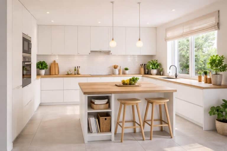 découvrez comment optimiser l'espace et la fonctionnalité de votre cuisine sans installer de meubles hauts grâce à des astuces de rangement et de design pratiques et esthétiques.