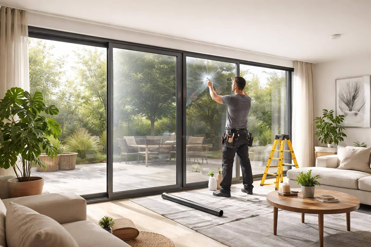 apprenez &agrave; poser des films solaires sur vos baies vitr&eacute;es pour am&eacute;liorer le confort, r&eacute;duire la chaleur et prot&eacute;ger contre les uv tout en pr&eacute;servant la luminosit&eacute; int&eacute;rieure.