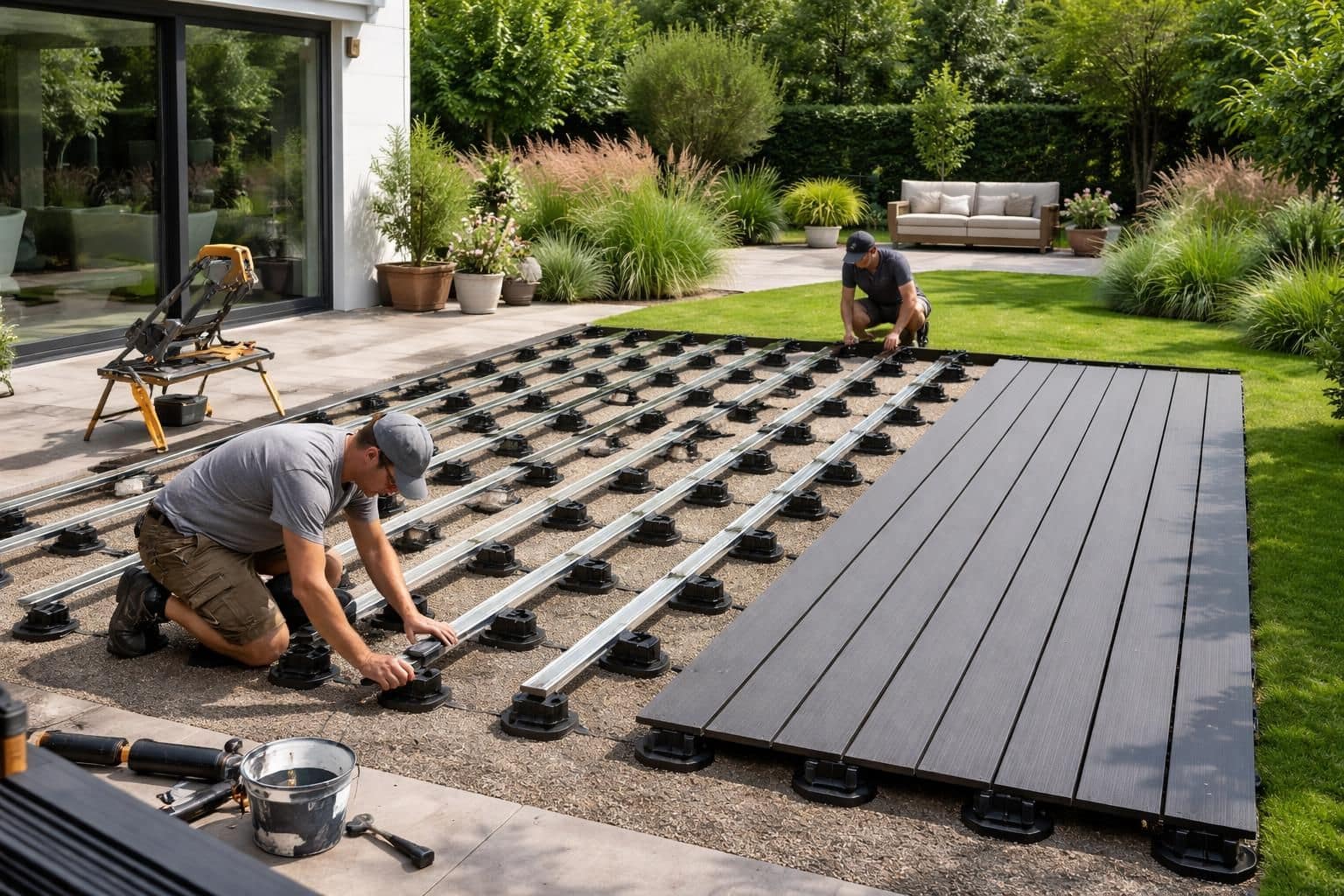 apprenez à poser des lames de terrasse composite facilement avec notre guide complet. conseils pratiques, outils nécessaires et étapes détaillées pour réussir votre projet de terrasse durable et esthétique.