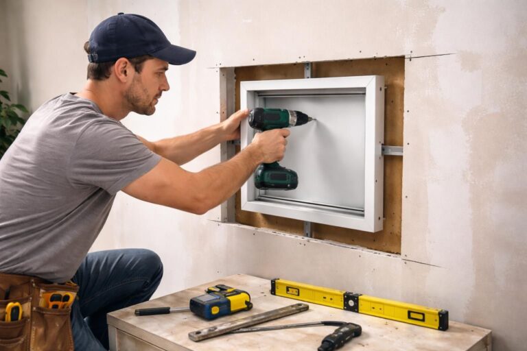 découvrez comment poser une trappe technique dans un placo facilement et efficacement pour un accès discret à vos conduits et installations.