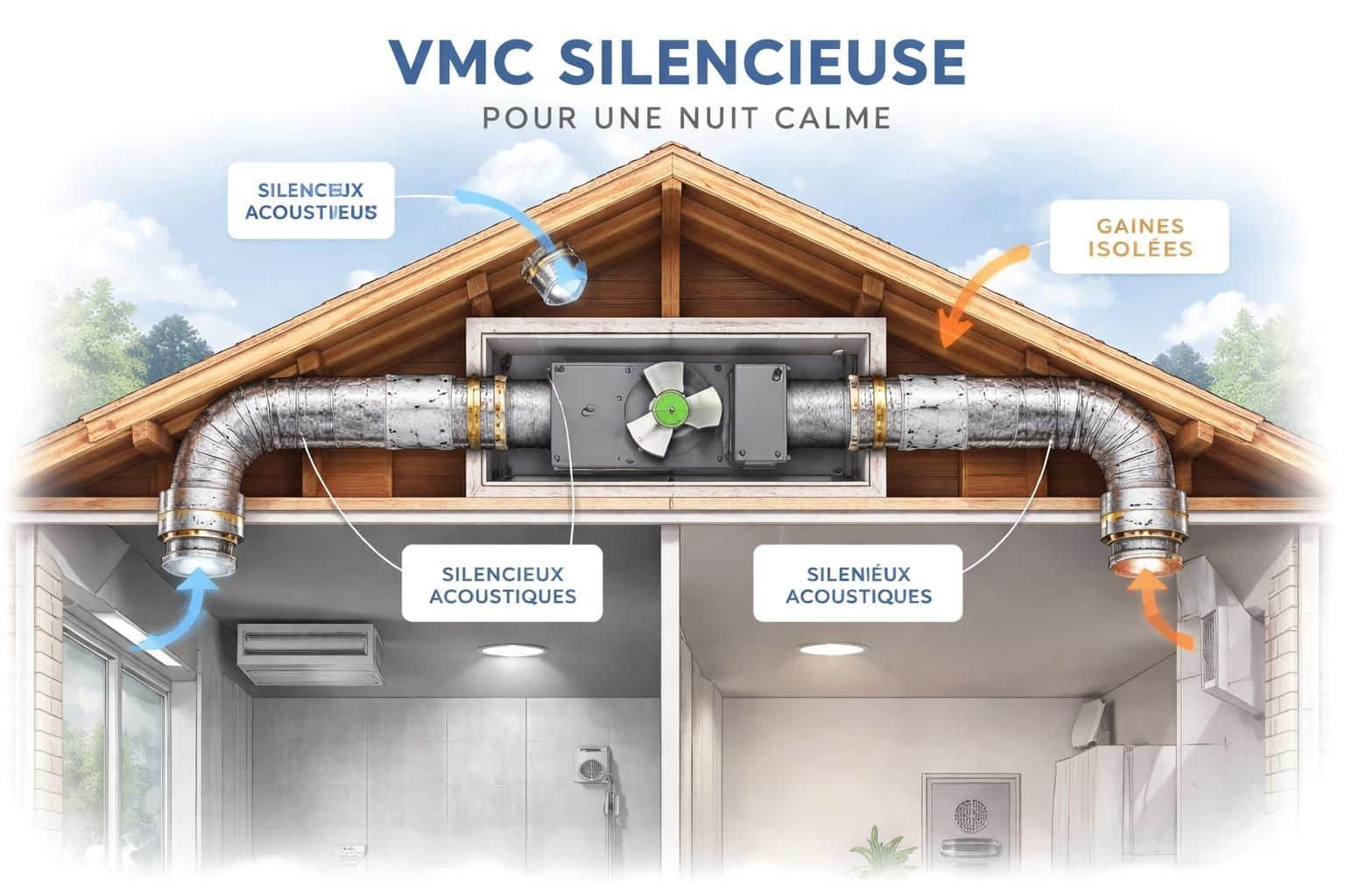 d&eacute;couvrez des astuces efficaces pour r&eacute;duire le bruit de la ventilation la nuit et garantir un sommeil paisible et r&eacute;parateur.