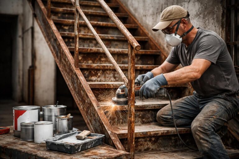 découvrez comment rénover un escalier métallique rouillé efficacement, avec des conseils pratiques pour enlever la rouille, protéger le métal et redonner un coup de neuf à votre escalier.