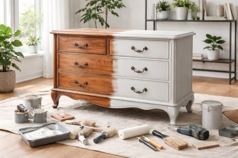 découvrez comment rénover un meuble ancien pour lui donner une touche moderne et élégante, alliant charme vintage et design contemporain dans votre décoration intérieure.