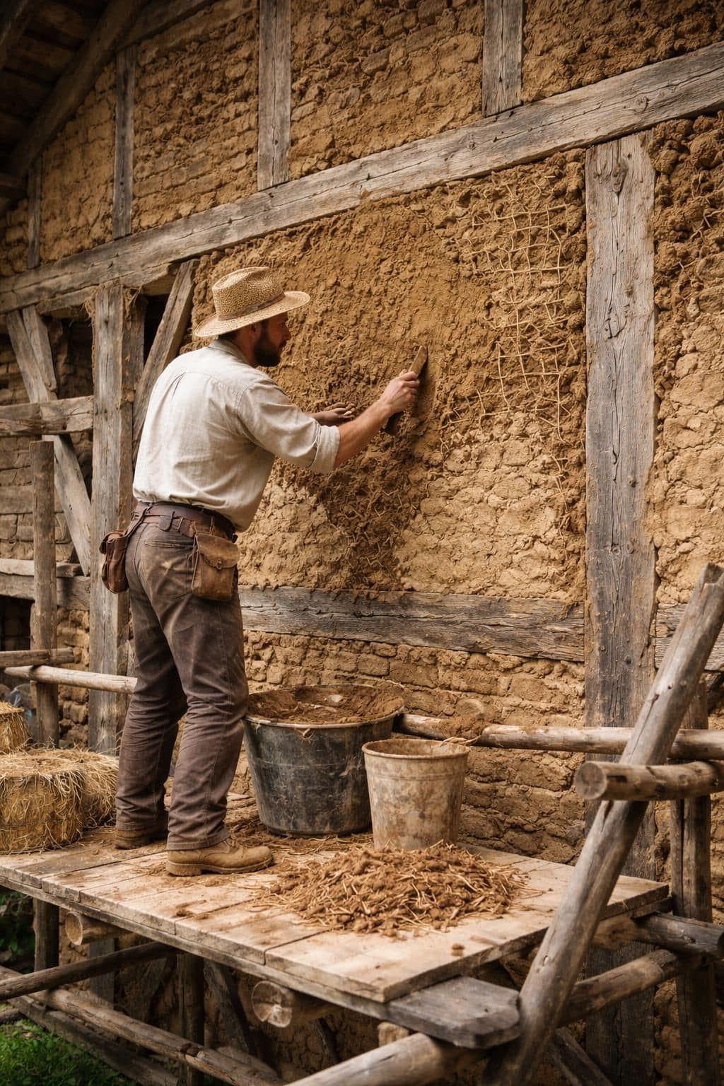 d&eacute;couvrez comment r&eacute;nover un mur en torchis ancien &eacute;tape par &eacute;tape pour pr&eacute;server son charme et assurer sa durabilit&eacute;.